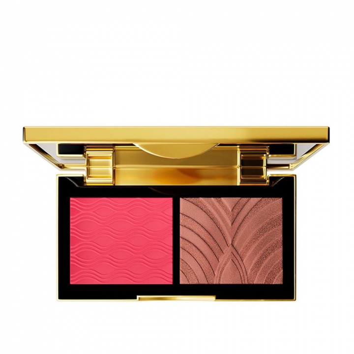 MAC GLDEN HOUR GLW FACE PLTTE: Deep黃金時光炫彩腮紅打亮盤：寶石銅