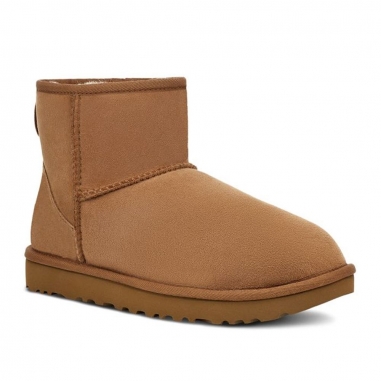 2964543000950UGG|Women's Classic Mini II 防潑水輕量雪靴 栗子棕