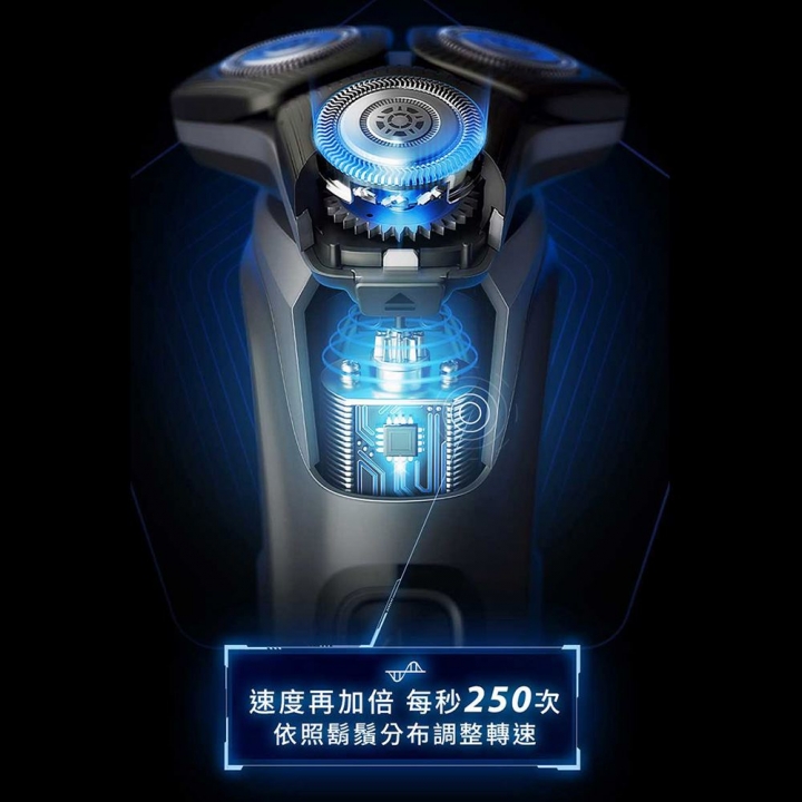 Philips 飛利浦｜全新AI 5智能系列三刀頭電鬍刀 S5889/60