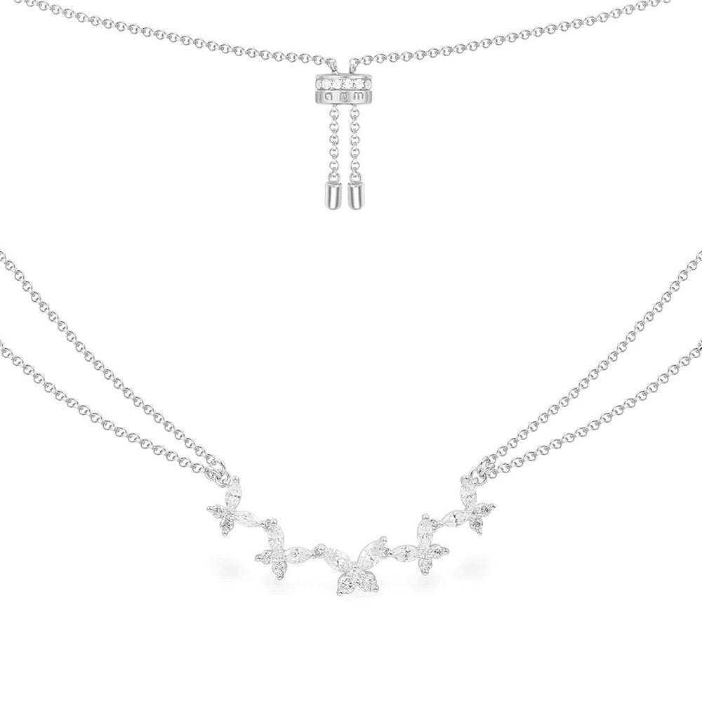 APM Monaco LUMIERE蝴蝶雙鏈可調節項鍊