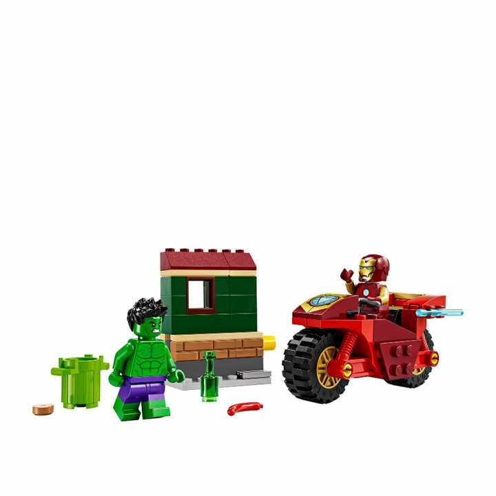 LEGO 樂高 Super Heroes系列 76287 鋼鐵人機車與浩克