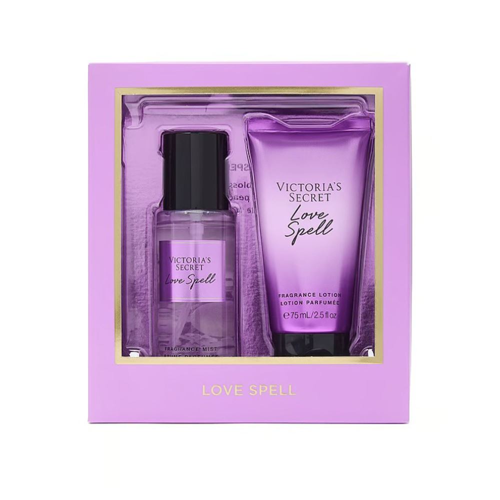 Victoria's Secret LOVE SPELL GIFTABLE  迷你噴霧和乳液兩件套