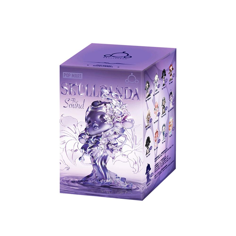 POP MART POPMART 泡泡瑪特｜SKULLPANDA聲音系列盲盒手辦公仔盒玩 (單入隨機出貨)