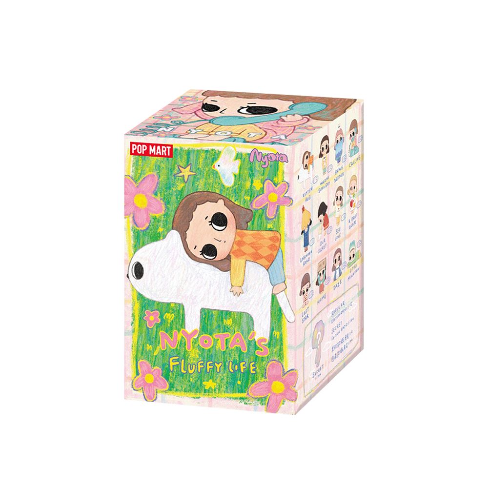 POP MART POPMART 泡泡瑪特｜Nyota的鬆軟生活系列盲盒手辦公仔盒玩 (單入隨機出貨)