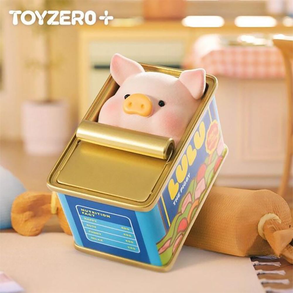TOYZERO TOYZEROPLUS 罐頭豬LULU 宅豬相伴系列盲盒手辦公仔盒玩 (單入隨機出貨)