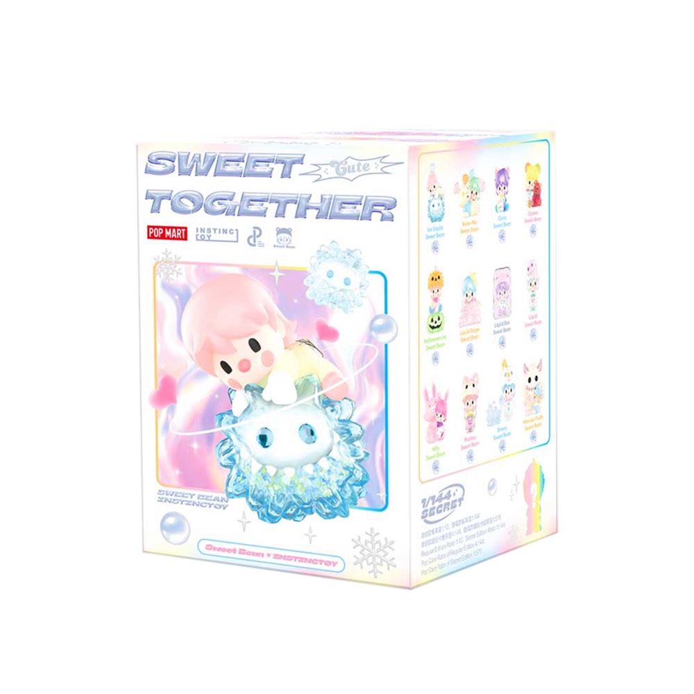 POP MART POPMART 泡泡瑪特｜小甜豆x大久保甜蜜系列公仔盒玩 (單入隨機出貨)