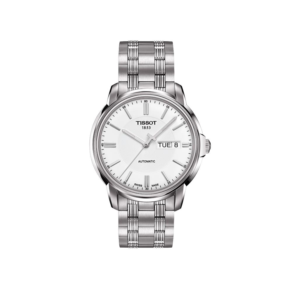TISSOT 天梭 T-Classic 自動 III 白色錶盤男士手錶