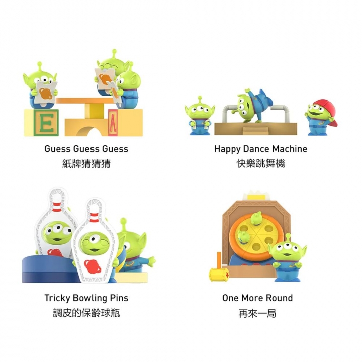 POP MART 泡泡瑪特｜三眼仔聚會遊戲系列公仔盒玩 (單入隨機出貨)
