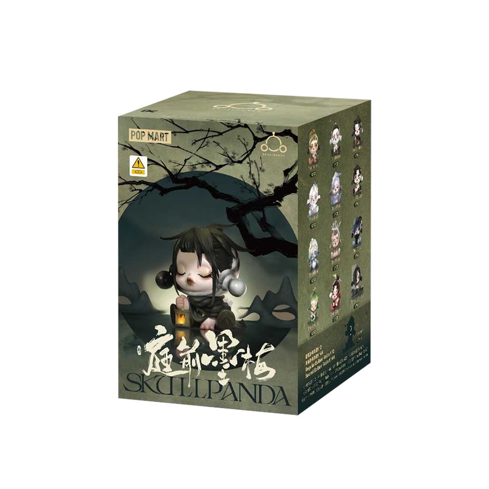 POP MART POPMART 泡泡瑪特｜Skullpanda 庭前墨梅系列公仔盒玩 (單入隨機出貨)