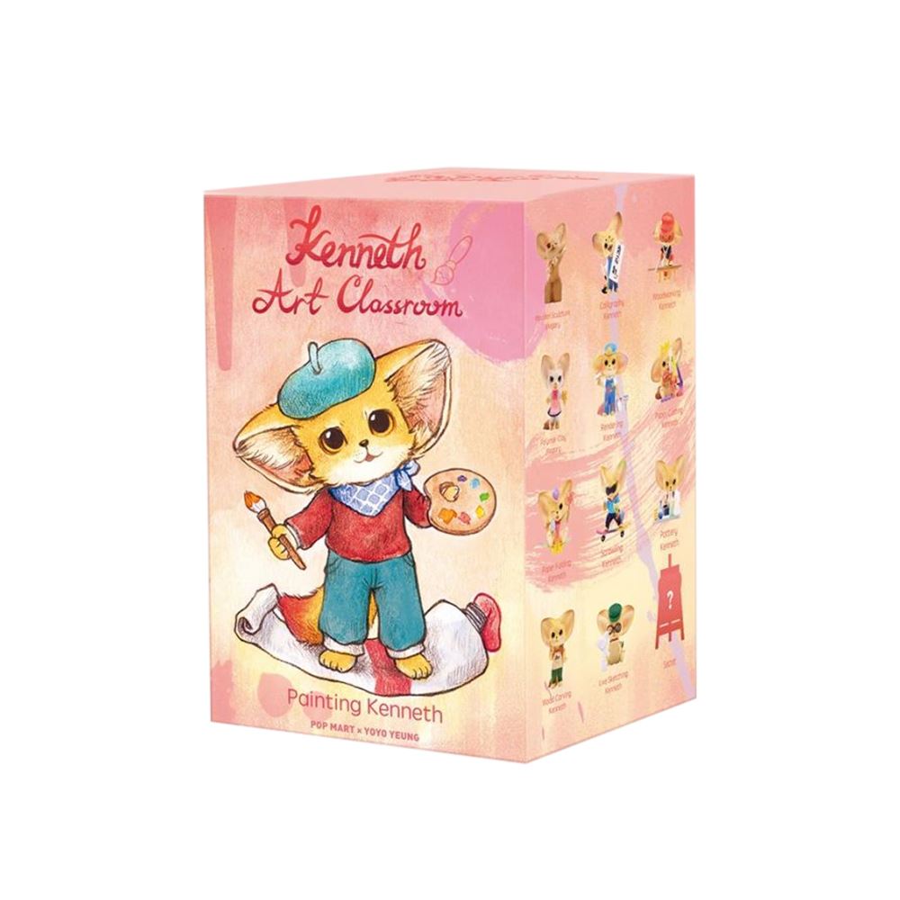 POP MART POPMART 泡泡瑪特｜Kenneth 美術教室系列手辦盒玩 (單入隨機出貨)