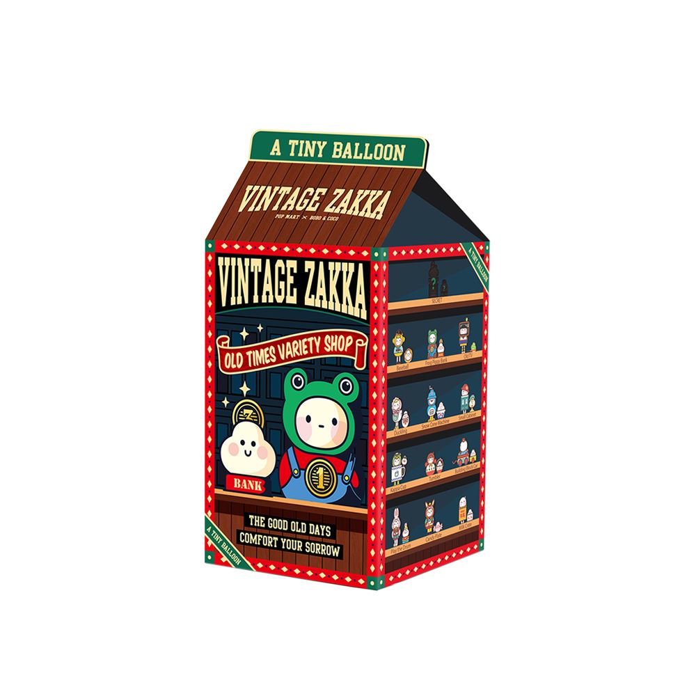 POP MART POPMART 泡泡瑪特｜BOBO&COCO復古雜貨鋪系列手辦盲盒 (單入隨機出貨)