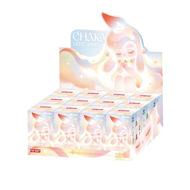 POP MART 泡泡瑪特｜CHAKA逐光精靈系列手辦盲盒 (單入隨機出貨)