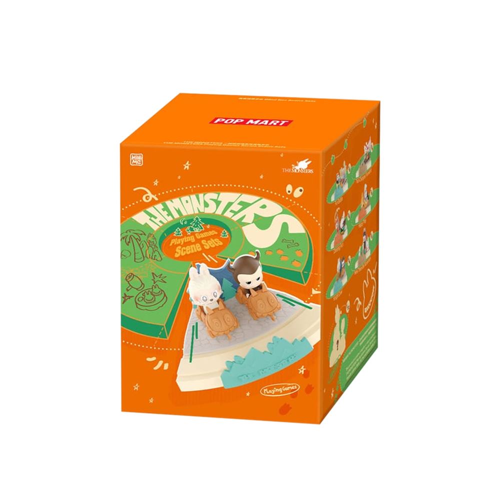 POP MART POPMART 泡泡瑪特｜THE MONSTERS 一起玩遊戲系列場景手辦盲盒 (單入隨機出貨)