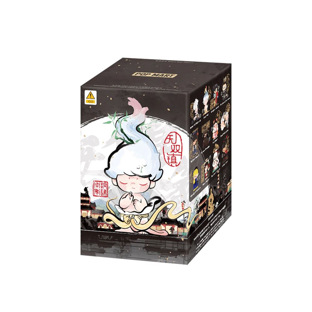 POP MART POP MART 泡泡瑪特｜無雙鎮 POP MART 十四周年系列盲盒手辦公仔盒玩 (單入隨機出貨)