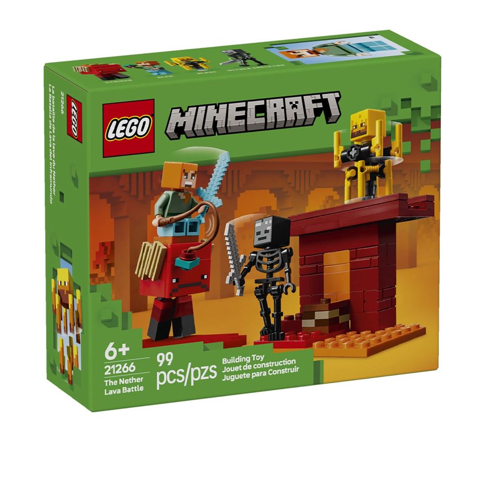 LEGO LEGO 樂高 MINECRAFT系列 21266 NetherLava戰門