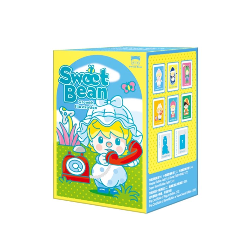 POP MART POPMART 泡泡瑪特｜小甜豆成長圖鑑系列公仔盒玩 (單入隨機出貨)