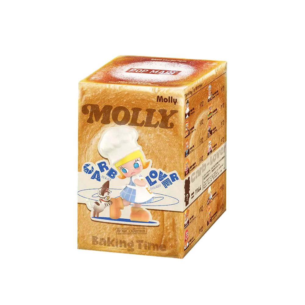POP MART POP MART 泡泡瑪特｜MOLLY麵包腦袋系列盲盒手辦公仔盒玩 (單入隨機出貨)