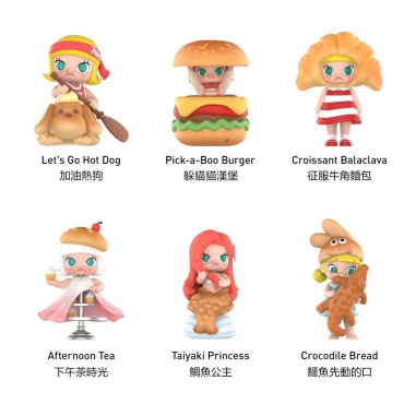 POP MART 泡泡瑪特|MOLLY麵包腦袋系列盲盒手辦公仔盒玩 (單入隨機出貨)POP MART 泡泡瑪特|MOLLY麵包腦袋系列盲盒手辦公仔盒玩 (單入隨機出貨)