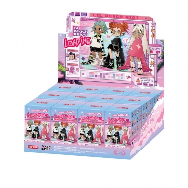 POP MART 泡泡瑪特｜Lil Peach Riot 小小叛桃載入中！系列盲盒手辦公仔盒玩 (單入隨機出貨)POP MART 泡泡瑪特｜Lil Peach Riot 小小叛桃載入中！系列盲盒手辦公仔盒玩 (單入隨機出貨)