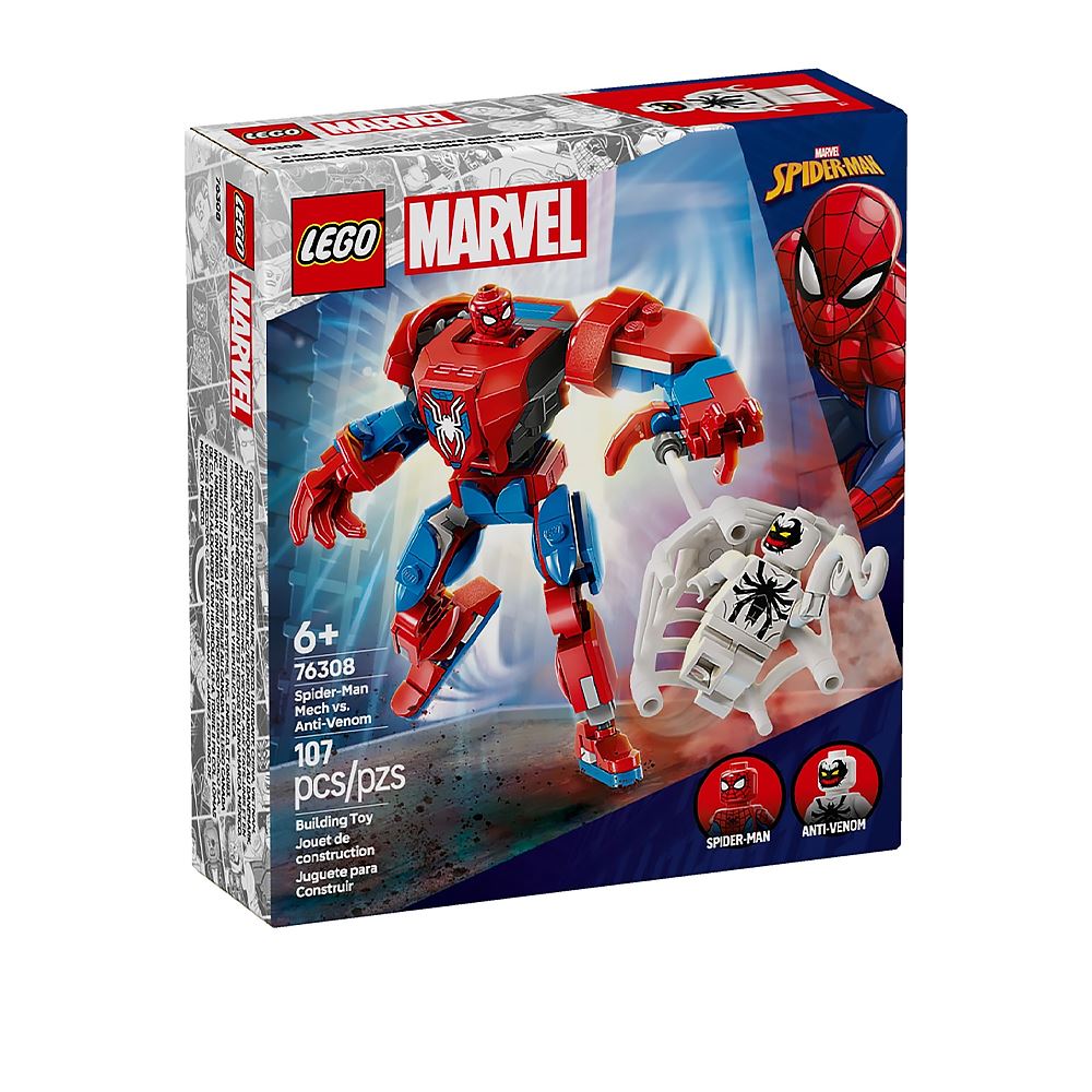 LEGO LEGO 樂高Super Heroes 系列76308蜘蛛人機甲VS反猛毒