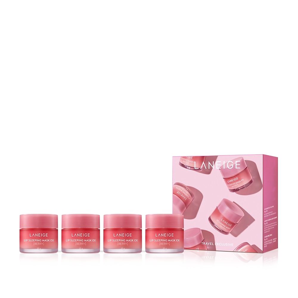 Laneige 睡美人極萃滋養晚安唇膜 四件特惠組