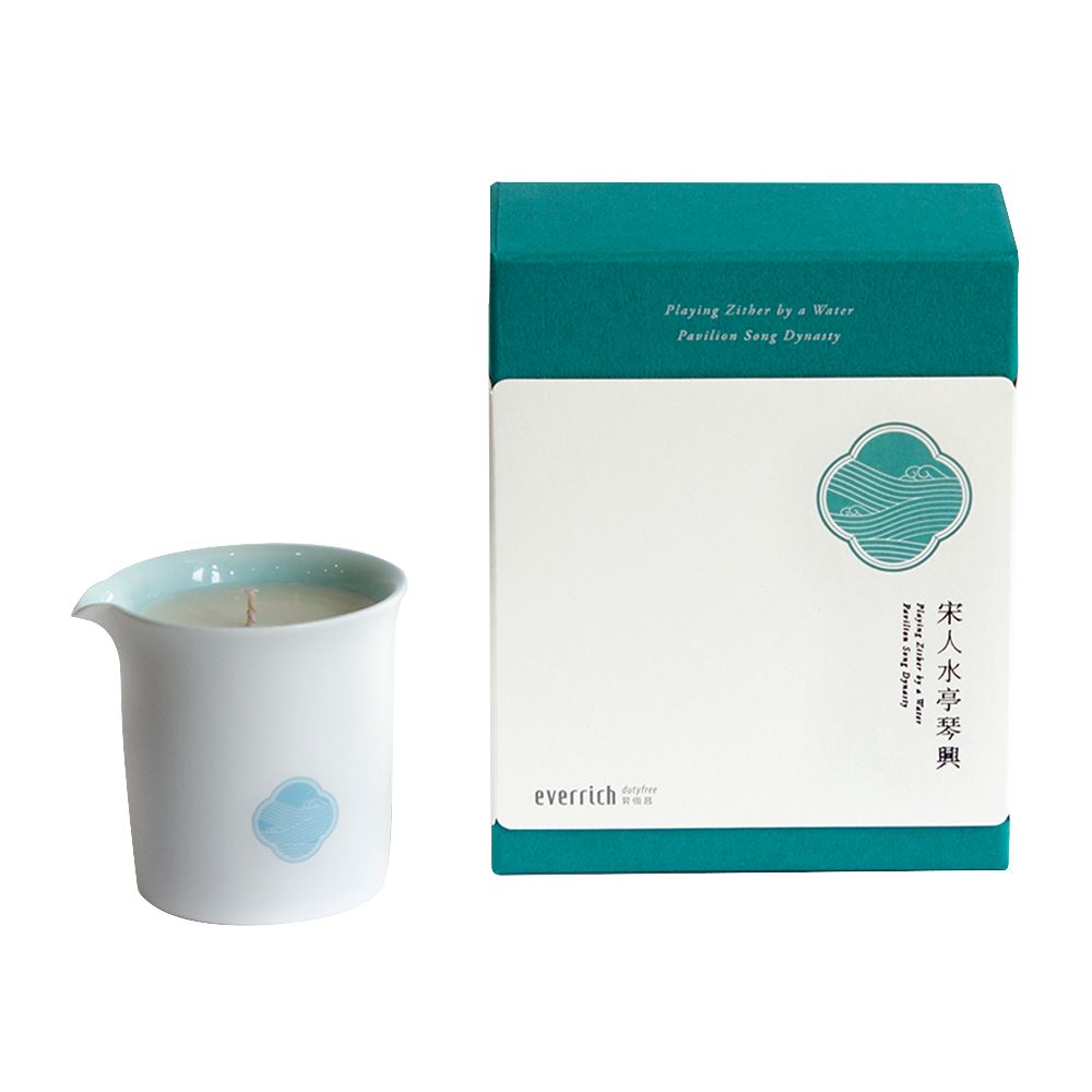 Stories Stories 故事香氛｜Concept 05. 宋人水亭琴興 按摩精油蠟燭  (靜謐木香)