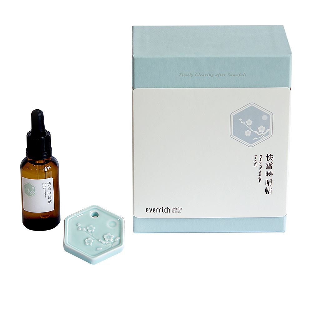 Stories Stories 故事香氛｜Concept 01. 快雪時晴帖 精油擴香石香氛禮盒 (雪韻清香)