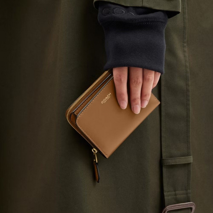 REFINED CALF LEATHER NEW YORK BILLFOLD WALLETBILLFOLD WALLET皮夾長短夾