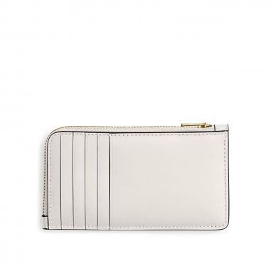 REFINED CALF LEATHER NEW YORK ZIP CARD CASEZIP CARD CASE名片夾信用卡夾