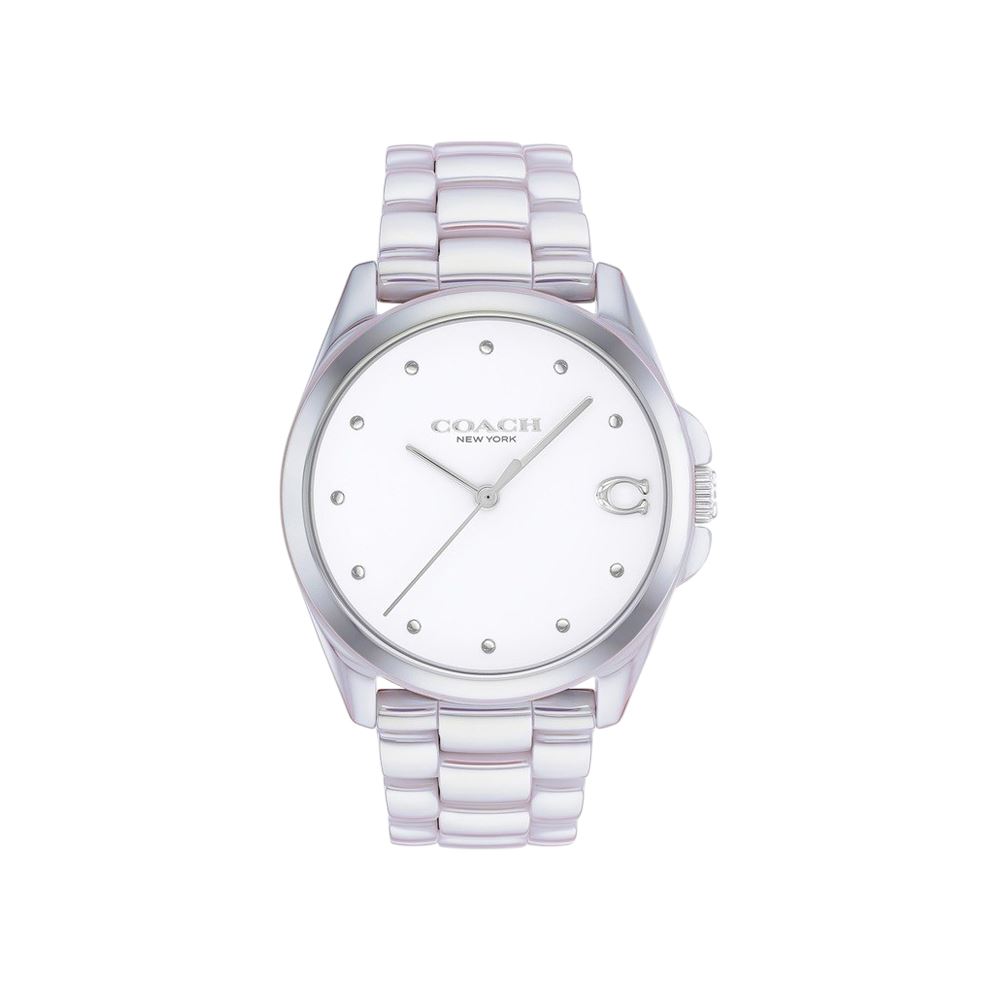 Coach COACH GREYSON陶瓷鍊帶腕錶-36mm