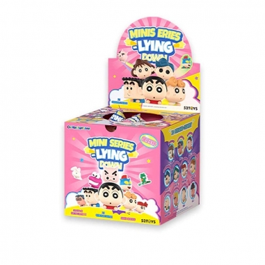 52TOYS 蠟筆小新 MINI 趴趴系列盲盒手辦公仔盒玩 (單入隨機出貨)52TOYS 蠟筆小新 MINI 趴趴系列盲盒手辦公仔盒玩 (單入隨機出貨)