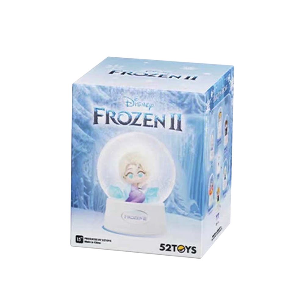 52TOYS 52TOYS 迪士尼 冰雪奇緣水晶球盲盒手辦公仔盒玩 (單入隨機出貨)