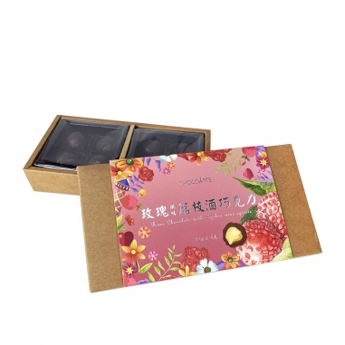 Rose Chocolate with Lychee wine spiritsCHOCOARTS 寶艦|玫瑰風味荔枝酒巧克力