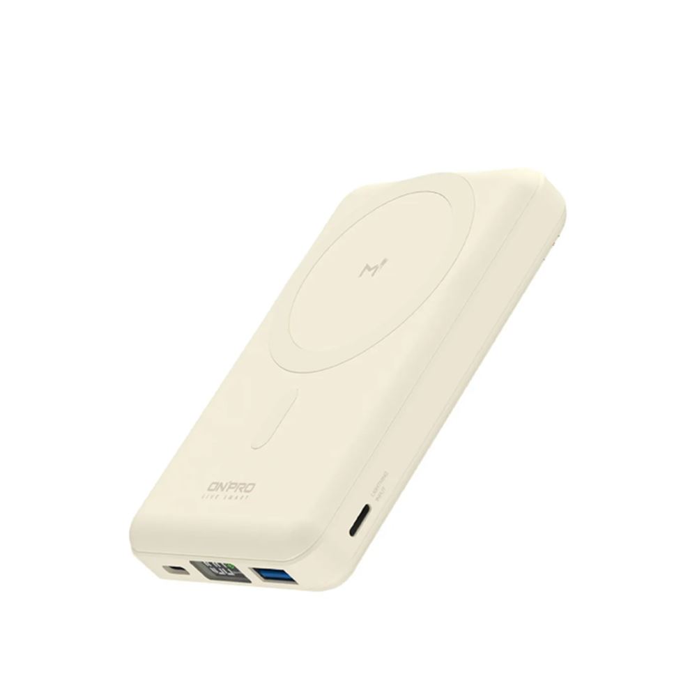 ONPRO ONPRO 鴻普｜MagReact M1 10000mAh 多功磁吸式無線充電行動電源 奶茶色