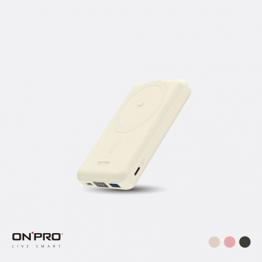 ONPRO 鴻普|MagReact M1 10000mAh 多功磁吸式無線充電行動電源 奶茶色ONPRO 鴻普|MagReact M1 10000mAh 多功磁吸式無線充電行動電源 奶茶色