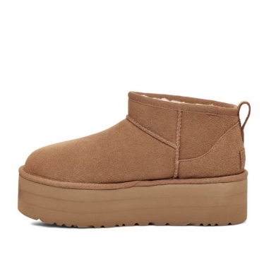 2964543001240UGG|Women s Classic Ultra Mini Platform 雪靴 栗子棕