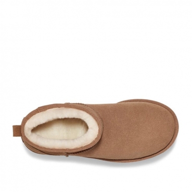 2964543001240UGG|Women s Classic Ultra Mini Platform 雪靴 栗子棕