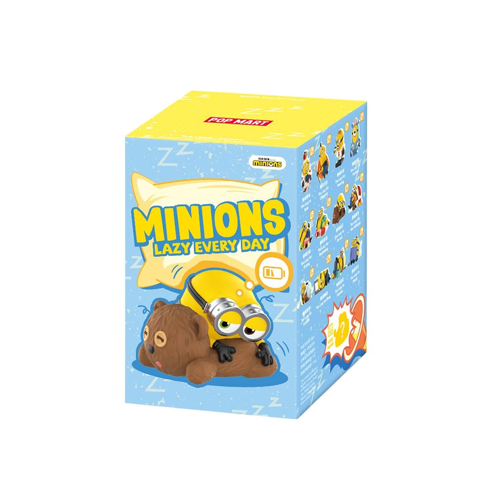 POP MART POP MART 泡泡瑪特｜小小兵慵懶每一天系列盲盒手辦公仔盒玩 (單入隨機出貨)