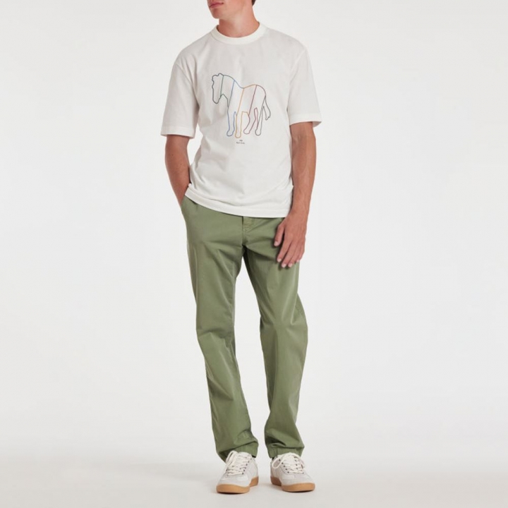 SS TSHIRT LINE ZEBRA經典線條彩虹斑馬短袖T恤