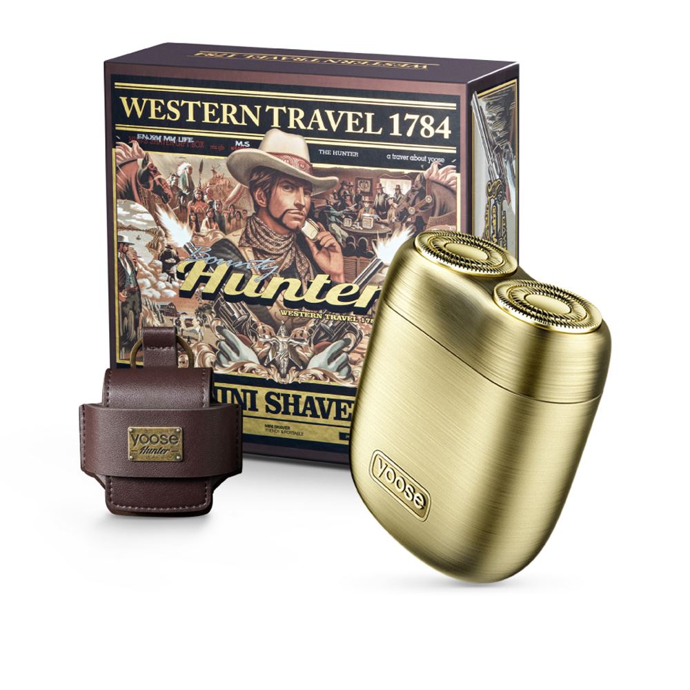 Yoose yoose 有色｜MINI 全合金隨身電動刮鬍刀 賞金獵人