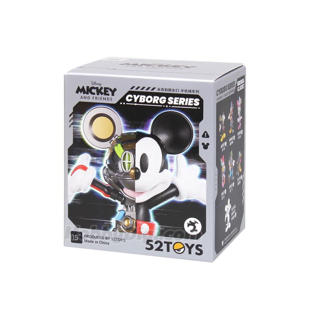 52TOYS 52TOYS 米奇和朋友們 半機械系列盲盒手辦盒玩(單入隨機出貨)