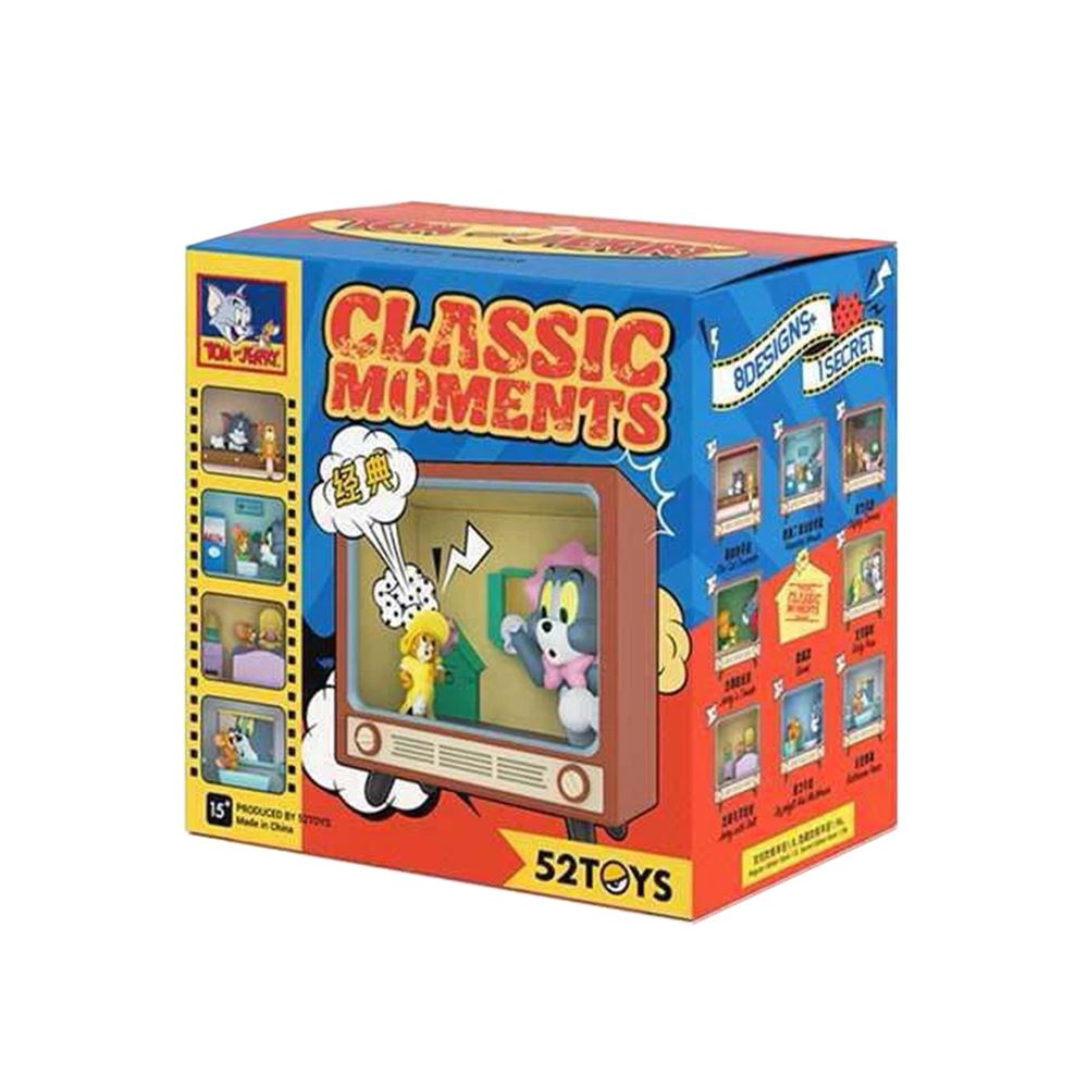 52TOYS 52TOYS TOM and JERRY 湯姆貓與傑利鼠 經典場景系列盲盒手辦盒玩(單入隨機出貨)
