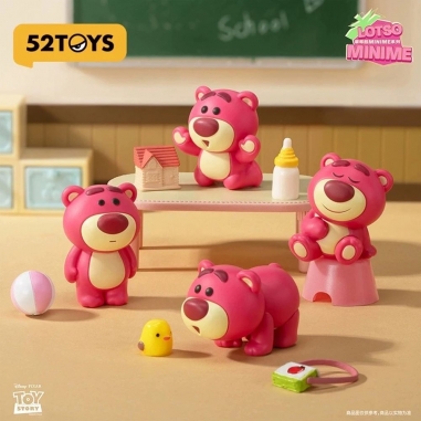 52TOYS 迪士尼玩具組動員系列草莓熊 Minime 萌粒盲袋手辦盒玩(單入隨機出貨)