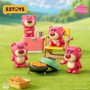 52TOYS 迪士尼玩具組動員系列草莓熊 Minime 萌粒盲袋手辦盒玩(單入隨機出貨)