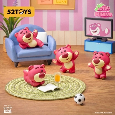 52TOYS 迪士尼玩具組動員系列草莓熊 Minime 萌粒盲袋手辦盒玩(單入隨機出貨)
