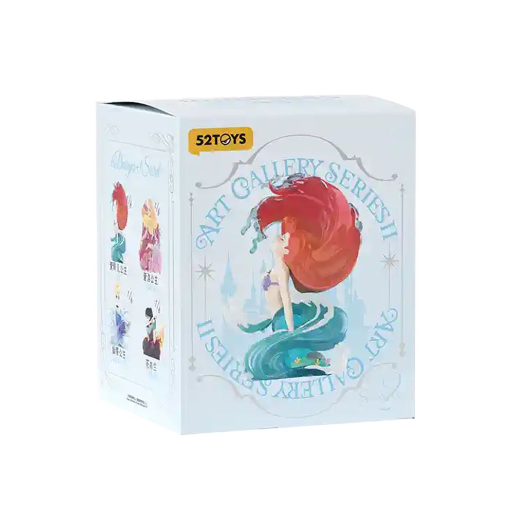 52TOYS 52TOYS 迪士尼公主系列藝術映畫二代盲盒手辦盒玩(單入隨機出貨)