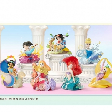 52TOYS 迪士尼公主系列藝術映畫二代盲盒手辦盒玩(單入隨機出貨)