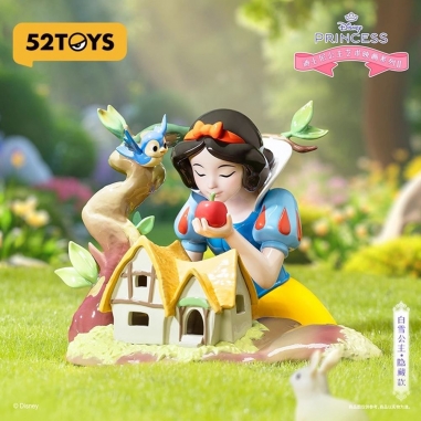 52TOYS 迪士尼公主系列藝術映畫二代盲盒手辦盒玩(單入隨機出貨)
