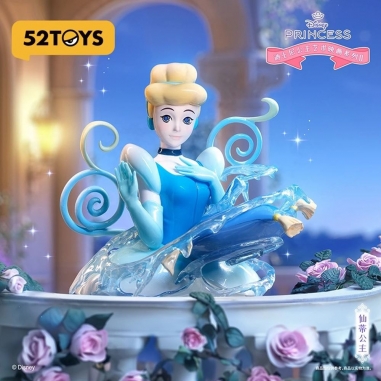 52TOYS 迪士尼公主系列藝術映畫二代盲盒手辦盒玩(單入隨機出貨)