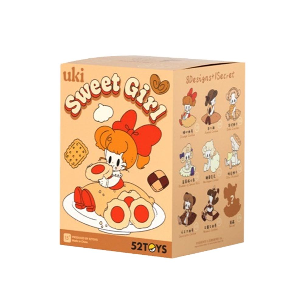 52TOYS 52TOYS UKI的娃娃甜心女孩盲盒手辦盒玩(單入隨機出貨)